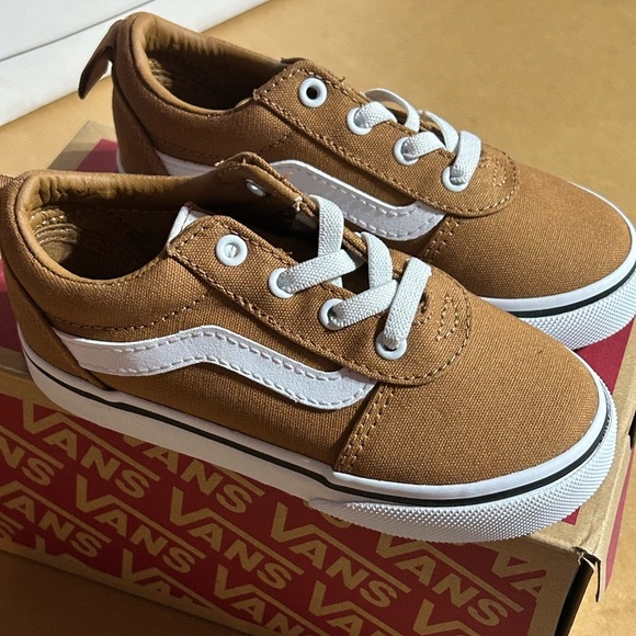 Vans Other - Vans Kids Brown Canvas Sneakers